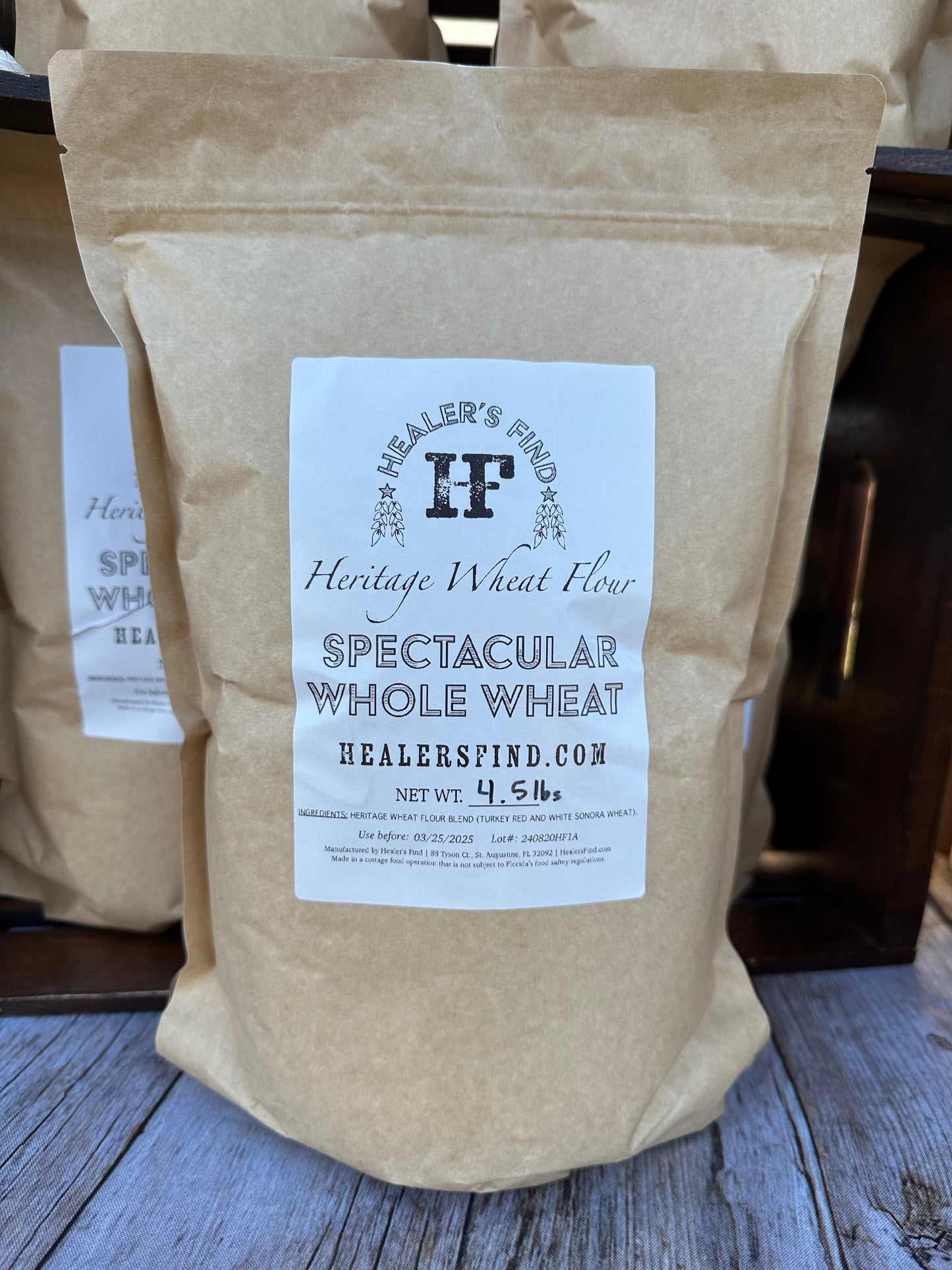 Spectacular Whole Wheat Heritage Flour 2.5lbs